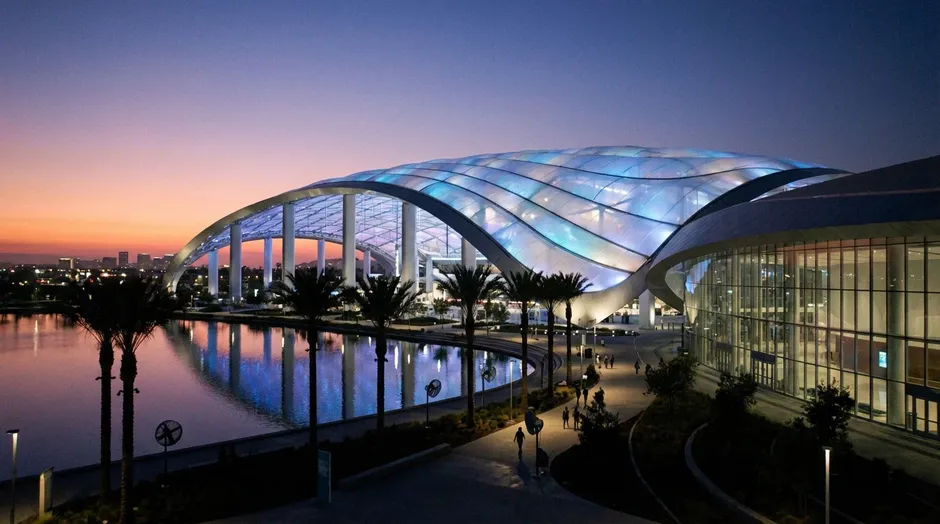 SoFi Stadium v Inglewood pri Los Angeles, dejisko zápasov skupiny D na MS 2026
