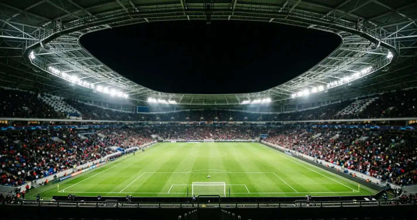 Futbalový štadión v Atlante počas semifinále MS 2026 medzi Anglickom a Argentínou
